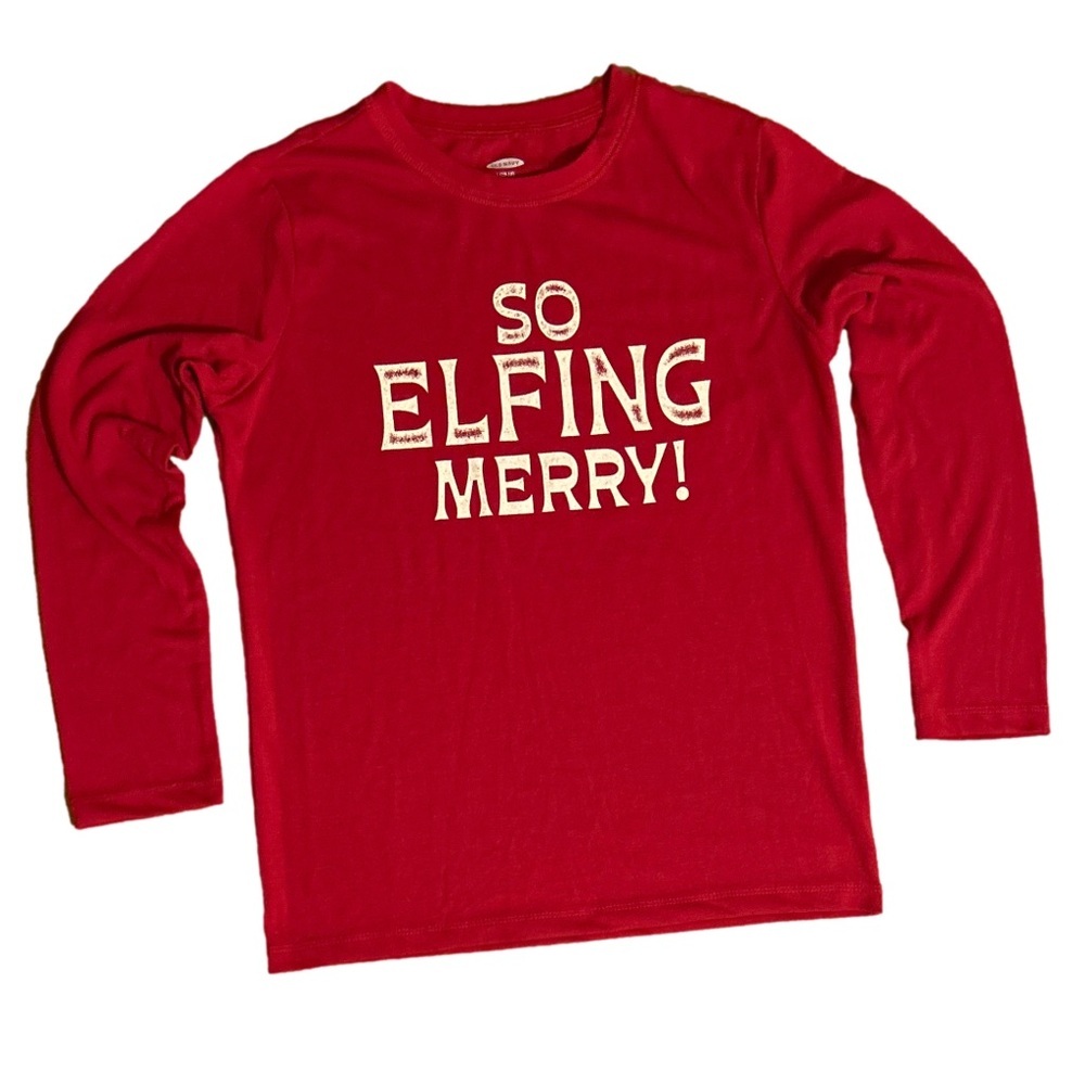 Old Navy Red Kids Long Sleeve Shirt L 10-12